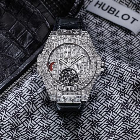 hublot black diamond watch $1 million|Hublot watch with diamonds.